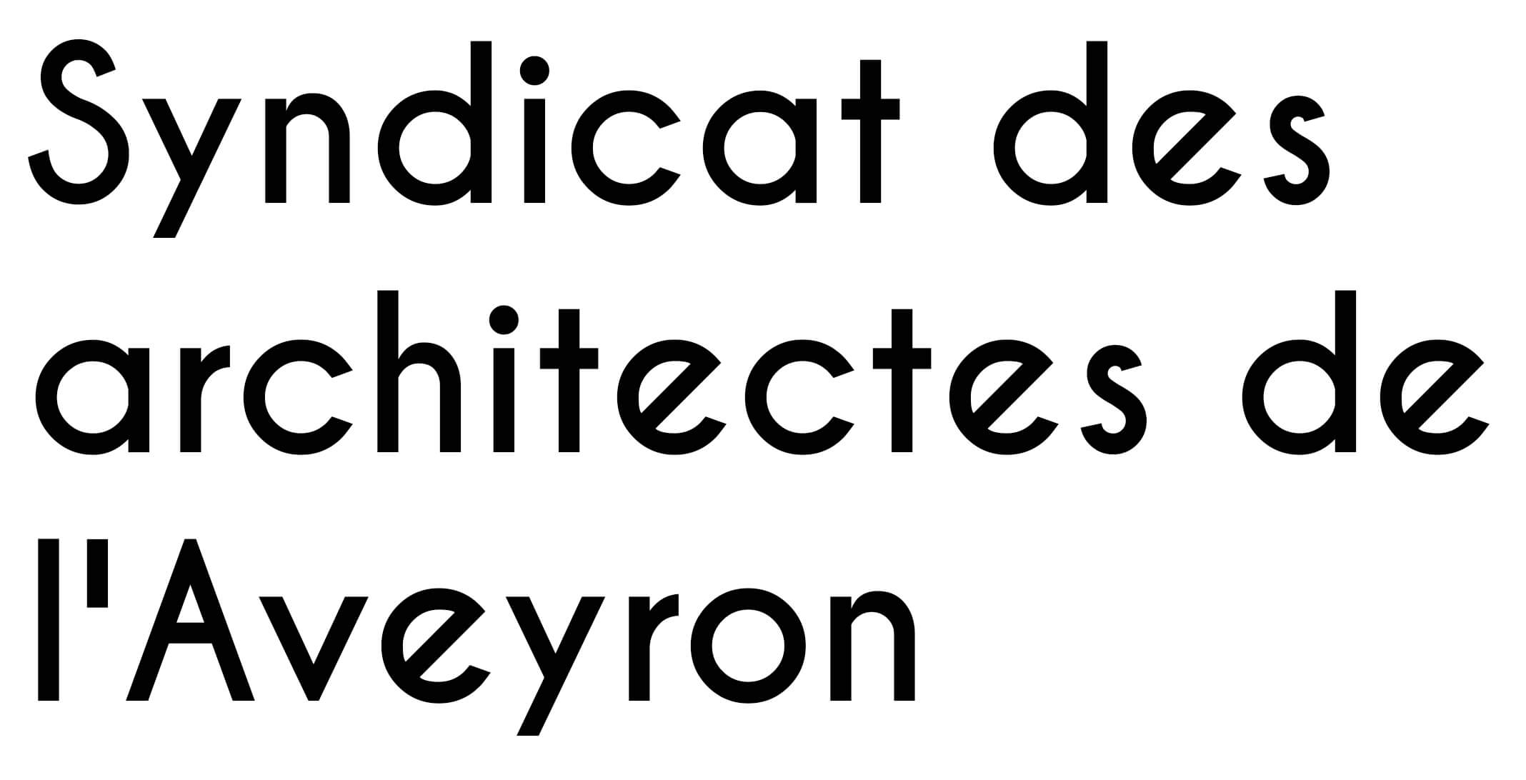 logo Syndicat des architectes de l'Aveyron éco-architecte l'atelier rouge